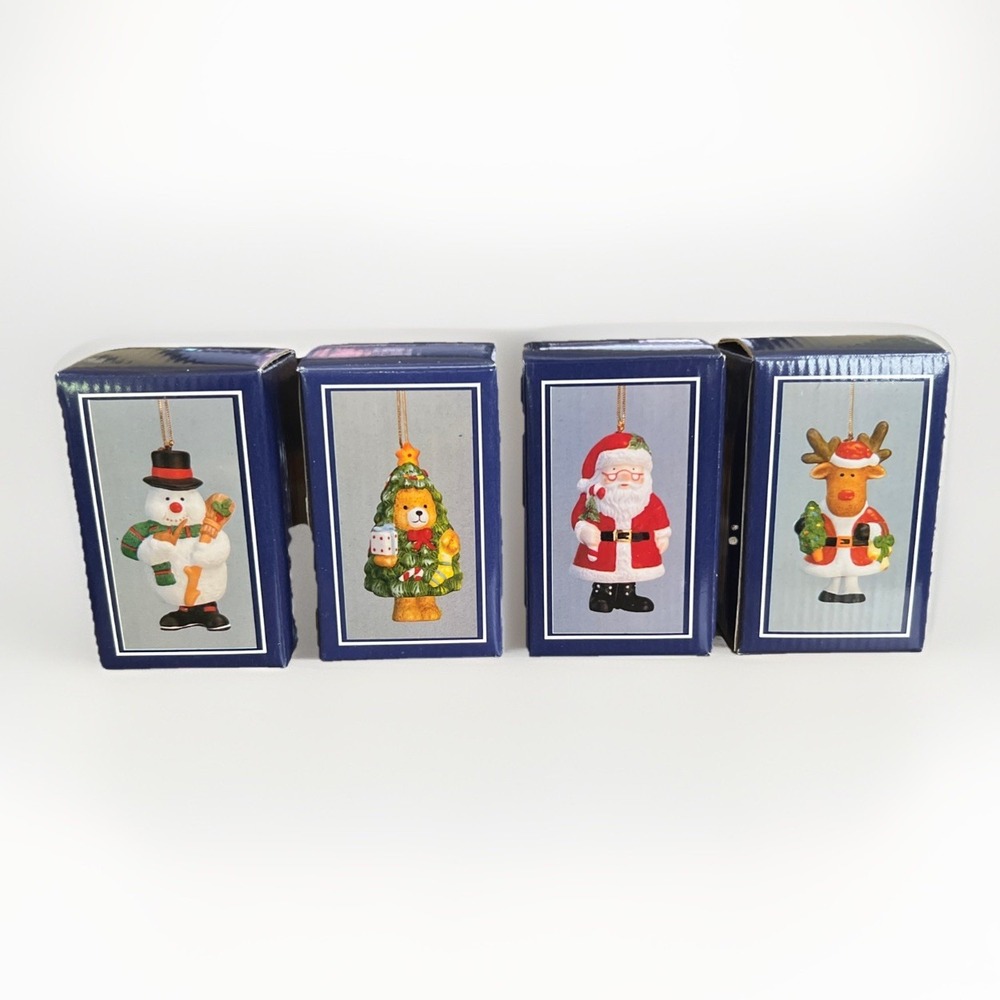 Vintage House of Lloyd‎ 1994 Christmas Ding a Ling Set (4) Christmas Ornaments